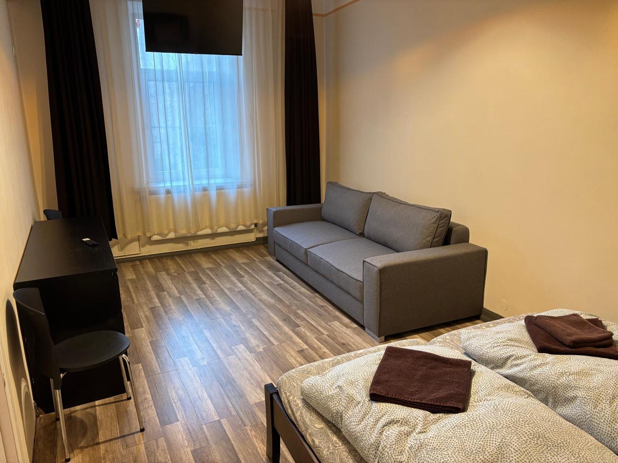 Aparthotel Riga Eksteriør bilde A typical room at the hostel
